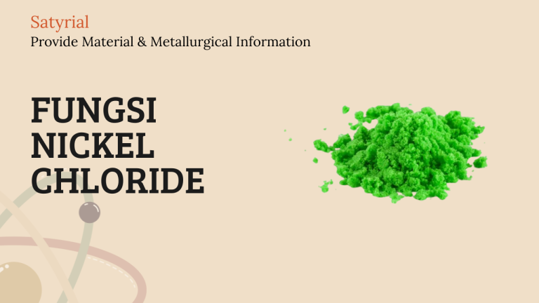 Fungsi Nickel Chloride
