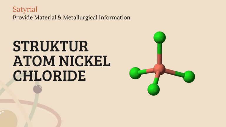 Struktur Atom Nickel Chloride