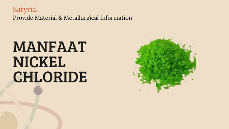 Manfaat Nickel Chloride