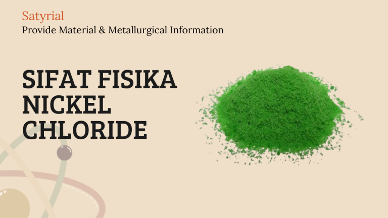 Sifat Fisika Nickel Chloride
